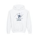 Utah Youth Hoodie - Snow Ski Kids Utah Hooded Sweatshirt-1
