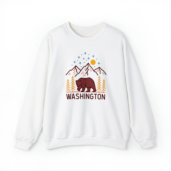 Washington Sweatshirt - Unisex Washington Crewneck Sweatshirt