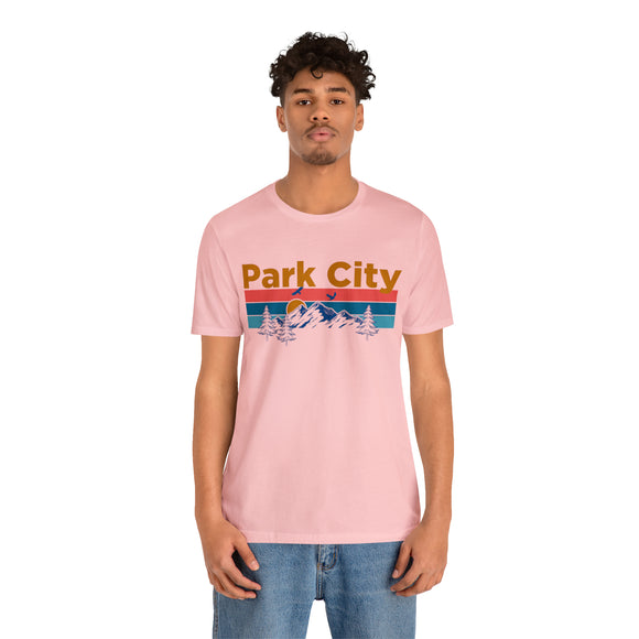 Park City, Utah Shirt - Mountain Sunset Unisex Park City T-Shirt