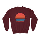 Rhode Island Youth Sweatshirt - Unisex Kid's Rhode Island Crewneck Sweatshirt-3