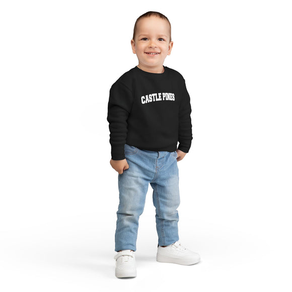 Castle Pine, Colorado Toddler Sweatshirt - Castle Pine Toddler Crewneck Sweatshirt
