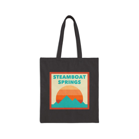 Steamboat, Colorado Tote Bag, Cotton Canvas Tote Bag, Reusable Shopping Bag, Eco-Friendly Tote, Steamboat, Colorado Gift