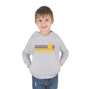 Vancouver, Canada Toddler Hoodie - Retro Sunrise Unisex Vancouver Toddler Sweatshirt-10