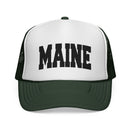 Maine Retro Collegiate Style Trucker Hat-4