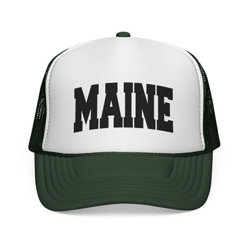 Buy dark-green Maine Retro Collegiate Style Trucker Hat