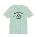 West Virginia Ski Babe T‑Shirt - Retro Skiing Graphic Tee-5