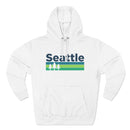 Premium Seattle, Washington Hoodie - Retro Unisex Seattle Sweatshirt-5