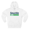 Premium Seattle, Washington Hoodie - Retro Unisex Seattle Sweatshirt