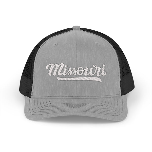 Missouri Snapback Trucker Cap - Embroidered Missouri Hat