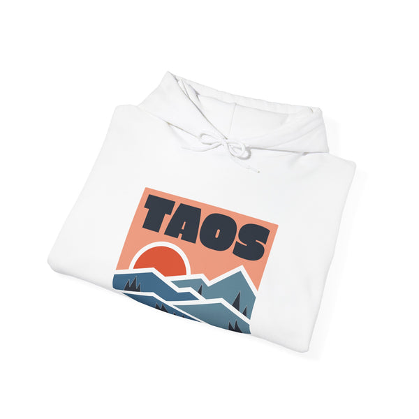 Taos, New Mexico Hoodie - Unisex Mountain Taos Hoodie Graphic Sweatshirt