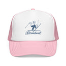Steamboat, Colorado Snow Ski Trucker Hat — Retro Skier Foam Steamboat Cap-1