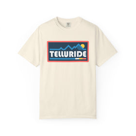 Telluride, Colorado Graphic Tee, Comfort Colors Retro Mountain Unisex Telluride T shirt