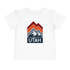 Utah Toddler T-Shirt - Retro Palm Tree Unisex Toddler Utah Shirt