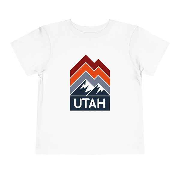 Utah Toddler T-Shirt - Retro Palm Tree Unisex Toddler Utah Shirt