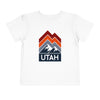 Utah Toddler T-Shirt - Retro Palm Tree Unisex Toddler Utah Shirt