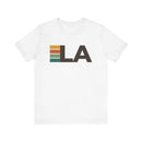 Los Angeles, California tee - LA t shirt retro stripes-2