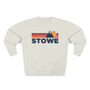 Premium Stowe, Vermont Mountain Lines Graphic Sweatshirt-1