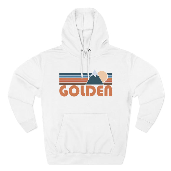 Golden, Colorado Hoodie - Retro Mountain Unisex Sweatshirt