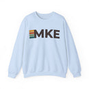 Milwaukee, Wisconsin MKE Retro Stripe Sweatshirt-4