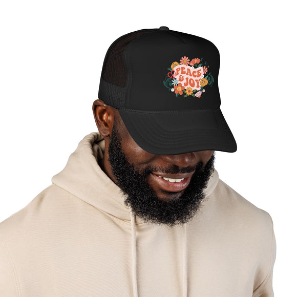 Peace and Joy Trucker Hat Boho