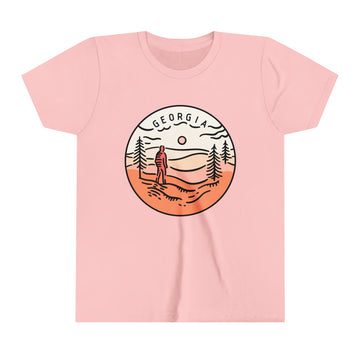 Buy pink Georgia Youth T-Shirt - Unisex Kids Georgia Shirt