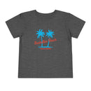 Manhattan Beach, California Toddler T-Shirt - Retro Palm Tree Toddler Manhattan Beach Shirt-4