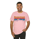 Bozeman, Montana Shirt - Mountain Sunset Unisex Bozeman T-Shirt-116
