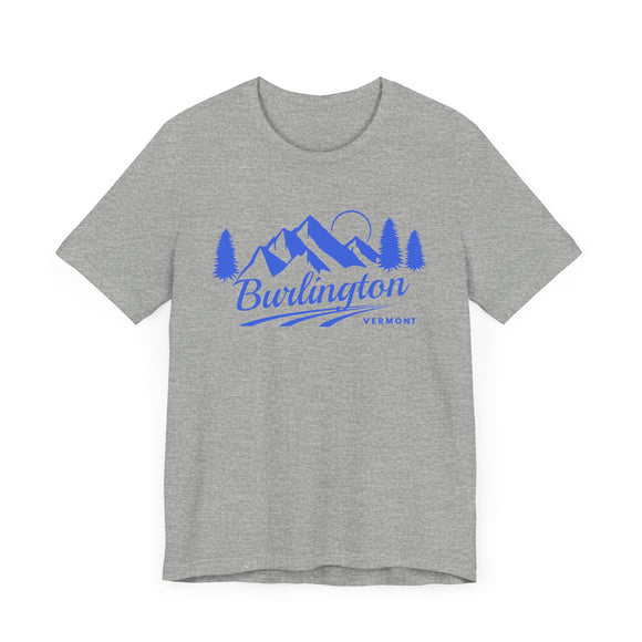Burlington, Vermont T-Shirt - Retro Mountain Unisex Burlington Shirt