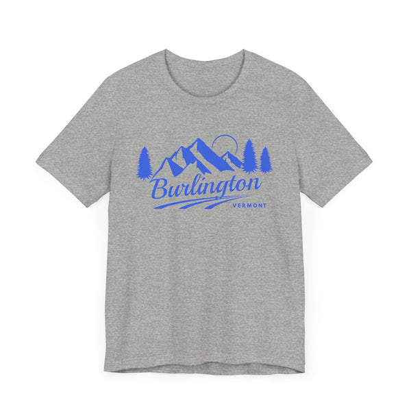 Burlington, Vermont T-Shirt - Retro Mountain Unisex Burlington Shirt