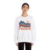 Frisco, Colorado Sweatshirt Retro Mountains, Frisco Unisex Graphic Crewneck