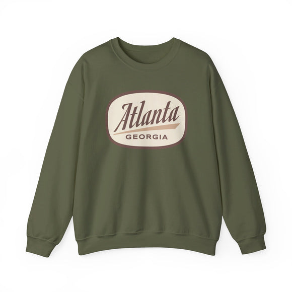 Atlanta, Georgia Sweatshirt - Unisex Retro Crewneck Atlanta Sweatshirt