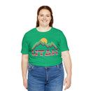 Utah T Shirt Retro Mountain - Unisex Utah Shirt-58