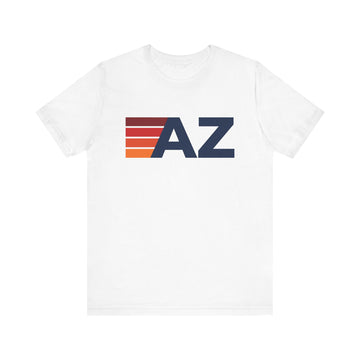 Buy white Arizona Retro Stripes T-Shirt | Arizona State Tee