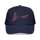 Steamboat Springs, Colorado Ski Bunny Foam Trucker Hat-3
