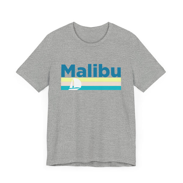 Malibu, California T Shirt - Sailboat Graphic Tee