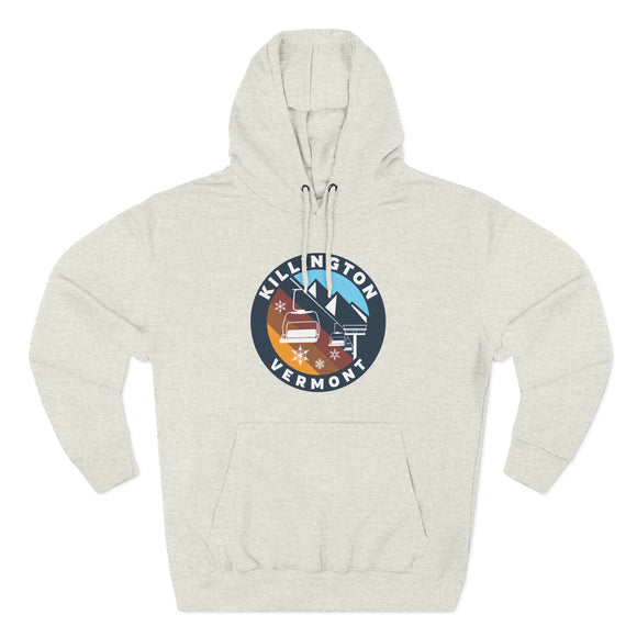 Premium Killington, Vermont Ski Lift Hoodie