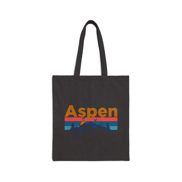 Aspen, Colorado Tote Bag - Cotton Canvas Aspen Bag