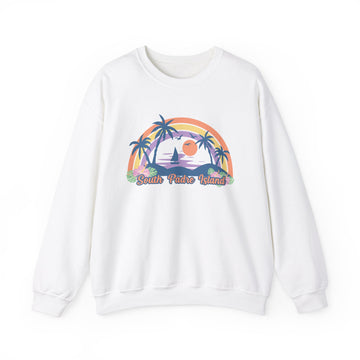 South Padre Island, Texas Sweatshirt - Unisex Retro Beach Crewneck South Padre Island Sweatshirt