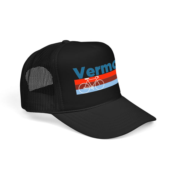 Vermont Trucker Hat - Foam Vermont Bike Cap
