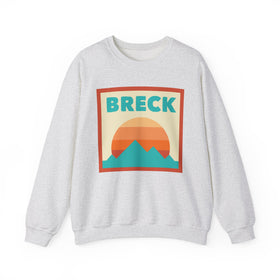 Retro Breckenridge, Colorado Sweatshirt, Mountain Sun Design, Unisex Crewneck, Gift for Outdoorsy Friends, Vintage Jumper