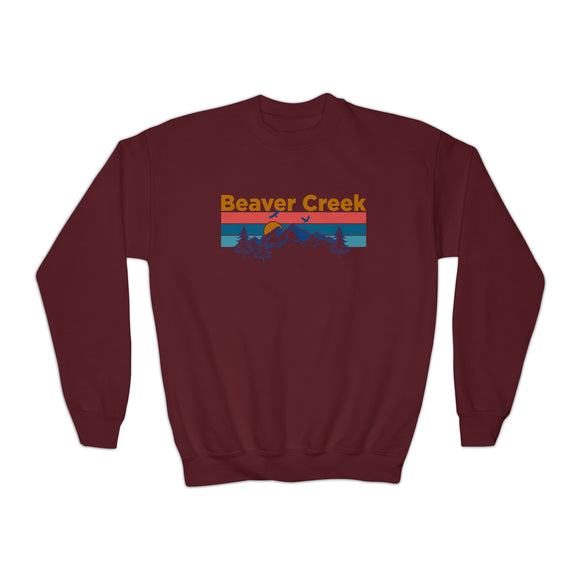 Beaver Creek, Colorado Youth Sweatshirt - Unisex Kid's Beaver Creek Crewneck Sweatshirt
