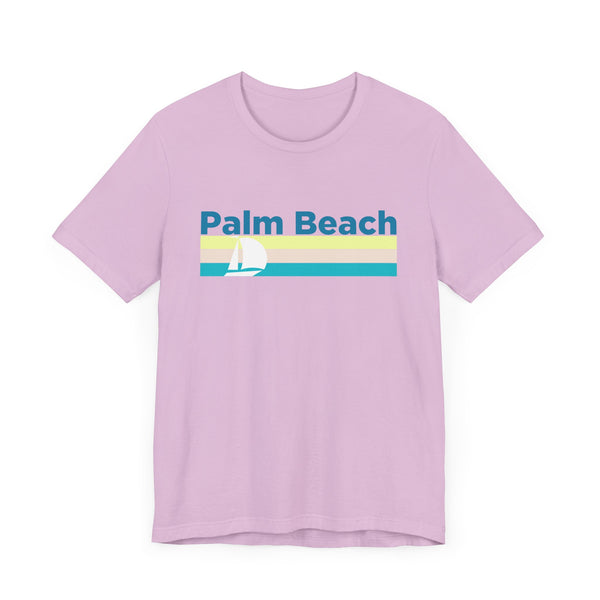 Palm Beach T Shirt - Sailboat Graphic Palm Beach Tee