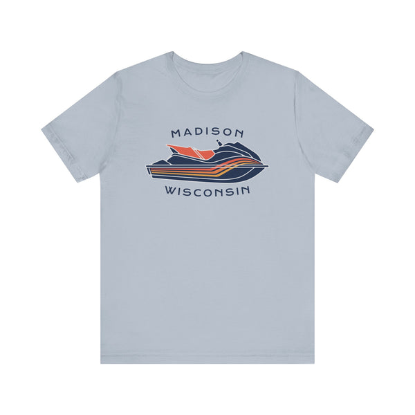 Madison, Wisconsin T Shirt - Jetski Boating Graphic Tee