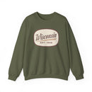 Wisconsin Sweatshirt - Unisex Retro Wisconsin Crewneck Sweatshirt-5