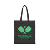 Nebraska Cotton Canvas Pickleball Nebraska Tote Bag