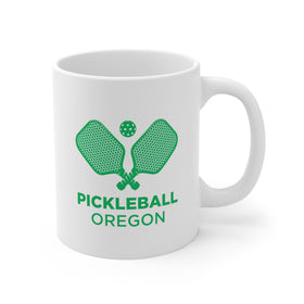 Oregon Mug - Pickleball 11oz Ceramic Oregon Mug