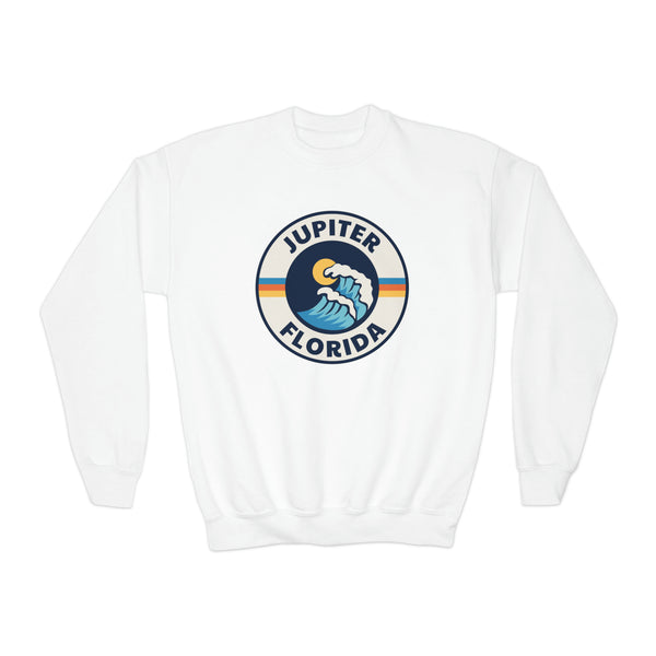 Jupiter, Florida Youth Sweatshirt - Unisex Kid's Jupiter Crewneck Sweatshirt