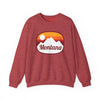 Montana Sweatshirt - Unisex Retro Ombre Montana Crewneck Sweatshirt
