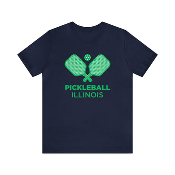 Buy navy Illinois Pickleball T-Shirt - Unisex Illinois Shirt