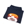 Alta, Utah Hoodie - Retro Ombre Unisex Alta Hoodie Sweatshirt
